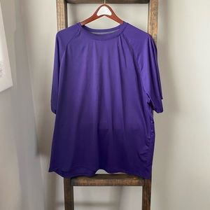 BCG purple dri-fit workout top